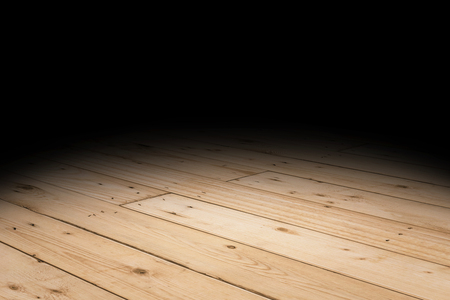 Plank wood floor texture perspective background for display or montage of product,Mock up template for your design.の写真素材