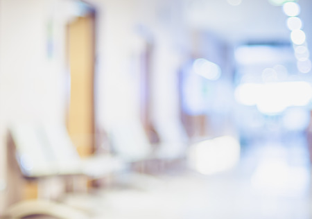 Blur background of Patient waiting for see doctor at hospital ,abstract background.の写真素材