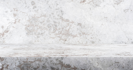 3D crack concrete table studio background textured for product display with copy space for display of content design.Banner for advertise product on website.3d rendering.の写真素材
