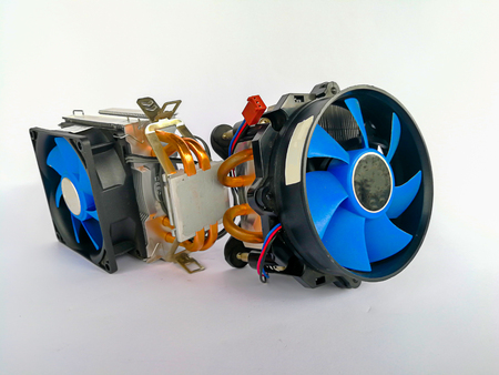 computer cpu processor fanの写真素材