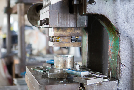 Machinery Factory : Photo by focusing on a specific pointの写真素材