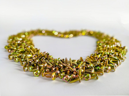 tapping screws made od steel metal screw iron screw chrome screw screw as a background wood screwの写真素材