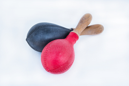 Maracas on White Background