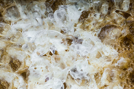 ice coffee, close-upの写真素材