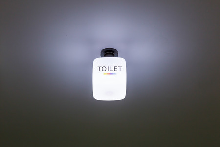 lamp on the wallの写真素材