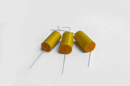 the IC radioelements. Close-up Photos isolated on white