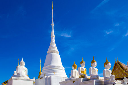 19,Dec,2020,lopburi thailand,The temple is under construction and has a beautiful white Buddha statue in the countryside of Thailand.のeditorial素材
