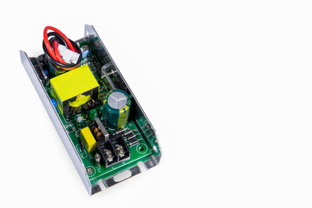 power supply circuit on the motherboard, mosfets, solid-state capacitors, chokes, field-effect...