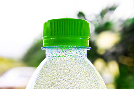 Plastic water bottle