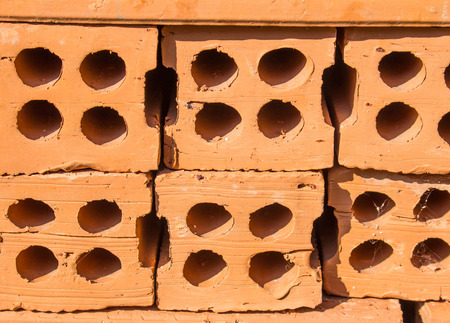 Brick stack backgroundの写真素材
