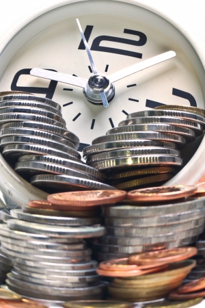 Time and moneyの写真素材