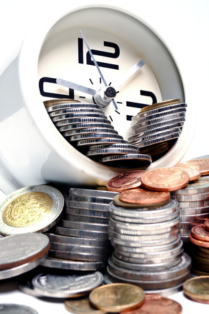 Time and moneyの写真素材