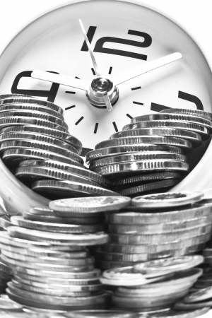 Time and moneyの写真素材