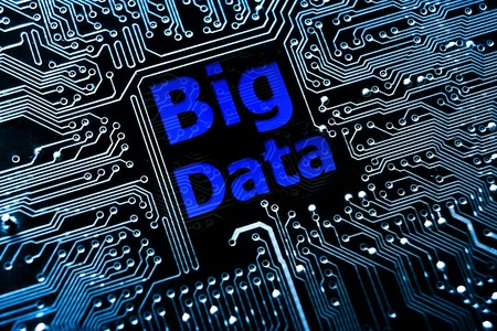 Data concept  circuit board with word Big Dataの写真素材