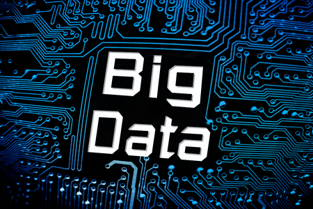 Data concept  circuit board with word Big Dataの写真素材