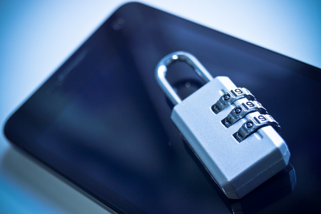 mobile security - smartphone data theft concept