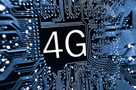 4g network communicationの写真素材