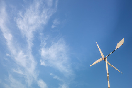wind mill with blue sky background