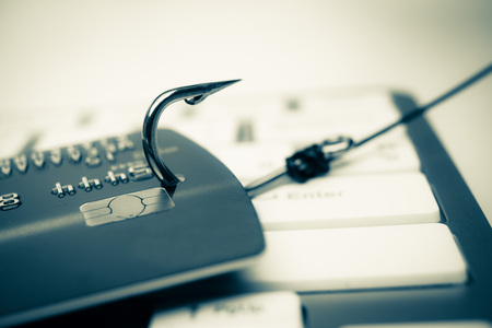 credit card phishing attackの写真素材