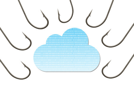 cloud system hacked and breachの写真素材