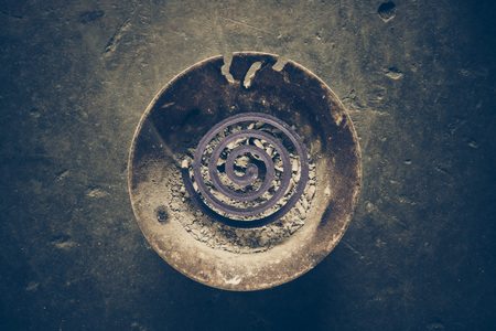 Mosquito repellent in old bowl