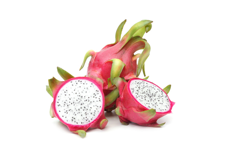 Dragon fruit isolatedの写真素材