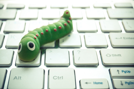 computer security breach due to worm attack