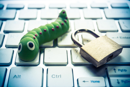 computer security breach due to worm attack