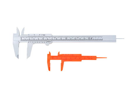 Big and small vernier caliperの写真素材
