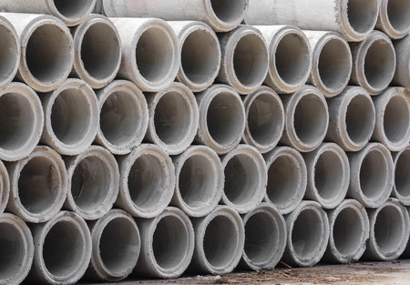Cement pipe for drainage and construction