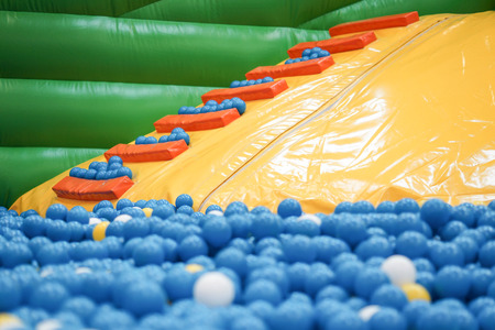 Large ball pit for kidsの写真素材