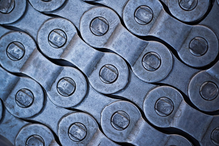 Bicycle chain backgroundの写真素材