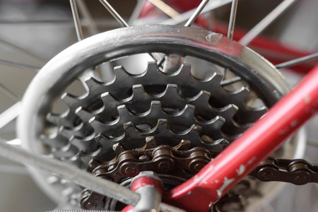 Bicycle rear cassetteの写真素材