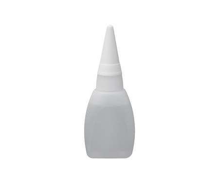 A bottle of glue used to fix broken thingsの写真素材