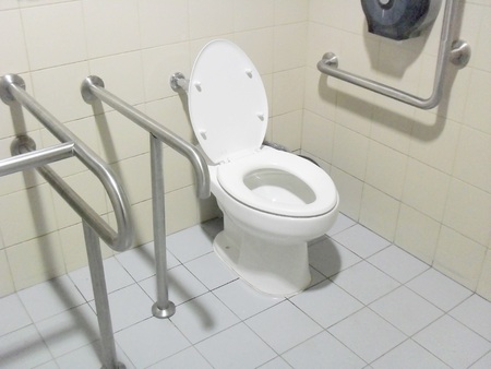 Toilet with friendly design for people with disability