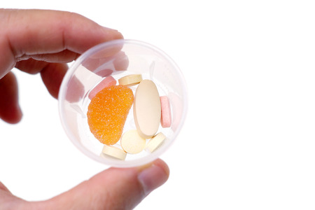 Different types of vitamin c for kids and adultの写真素材