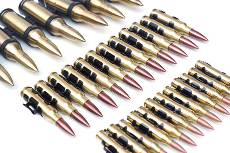 Rifle ammo isolated