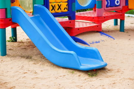 Colorful playground for kidsの写真素材