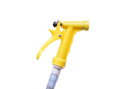 Water spray gun for watering plants isolatedの写真素材