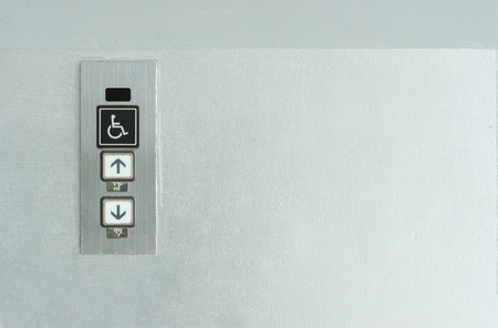 Elevator buttons for the handicapの写真素材