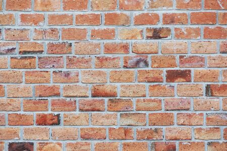Brick wall background for design and decorationの写真素材