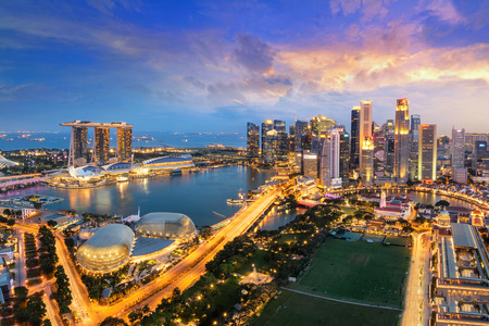 Singapore cityのeditorial素材