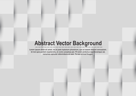 Abstract Gray Square Geometric Pattern Vector Graphic Background.のイラスト素材