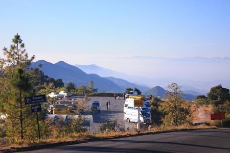 Doi Inthanon Chiang Mai, Thailand.のeditorial素材