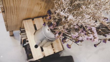 Flower vaseの写真素材