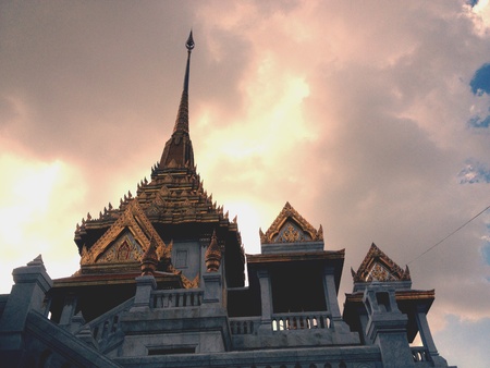 Thailand temple town.