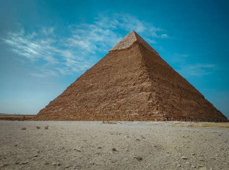 pyramids of gizaの写真素材