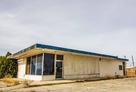 Abandoned Commercial Store Front Buildingの写真素材