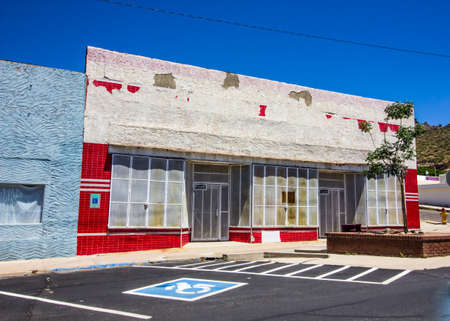 Abandoned Retail Store In Distressed Town