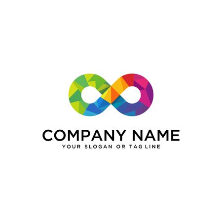 creative logo design Infinity concept vector templateのイラスト素材